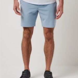 NWT TravisMathew Tech Chino Short 8In Size 30 Ash Blue